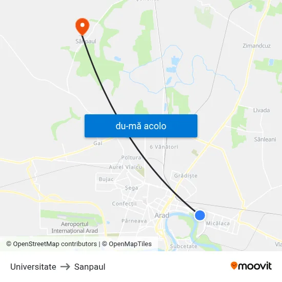 Harta de Universitate către Sanpaul