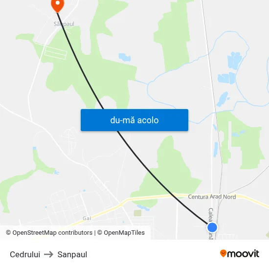 Harta de Cedrului către Sanpaul