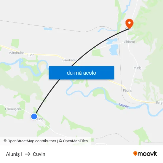 Harta de Aluniș I către Cuvin