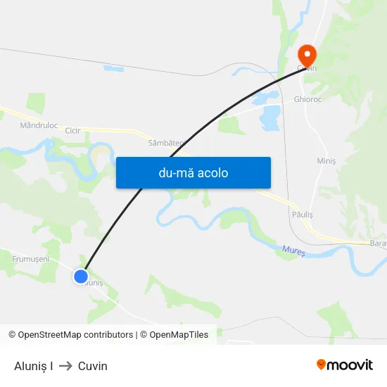 Harta de Aluniș I către Cuvin