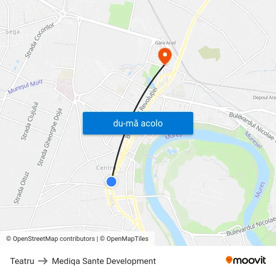 Harta de Teatru către Mediqa Sante Development