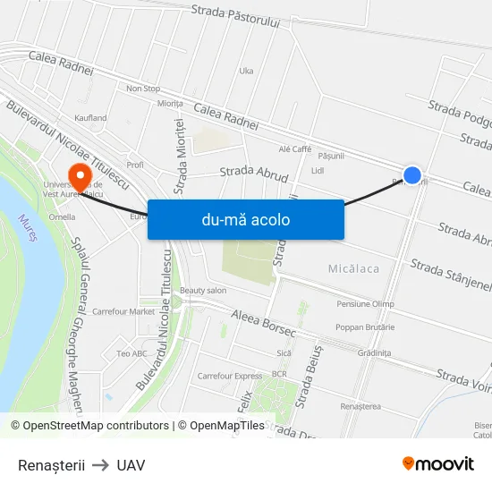 Harta de Renașterii către UAV