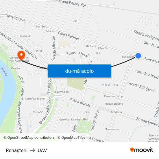 Harta de Renașterii către UAV