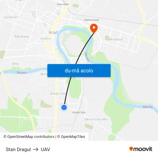 Harta de Stan Dragul către UAV