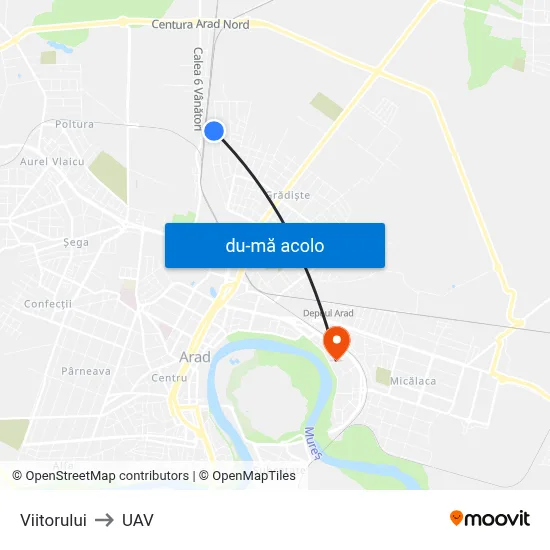 Harta de Viitorului către UAV