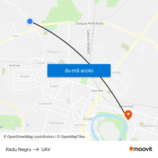 Harta de Radu Negru către UAV