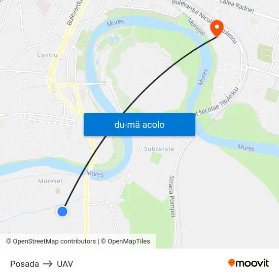 Harta de Posada către UAV