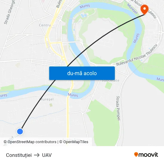 Harta de Constituției către UAV
