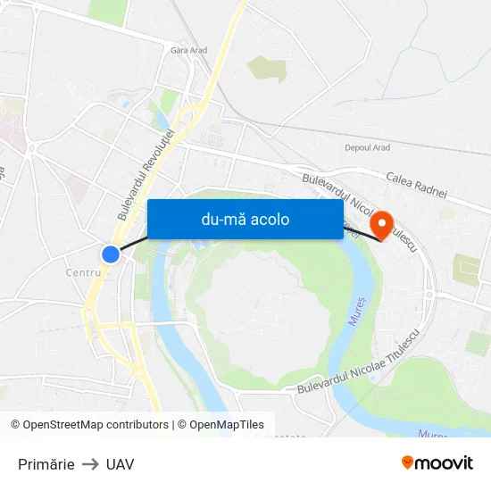 Harta de Primărie către UAV