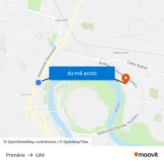 Harta de Primărie către UAV