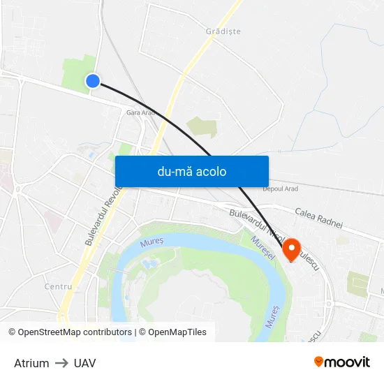 Harta de Atrium către UAV