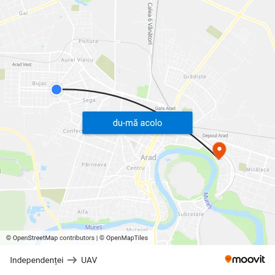 Harta de Independenței către UAV