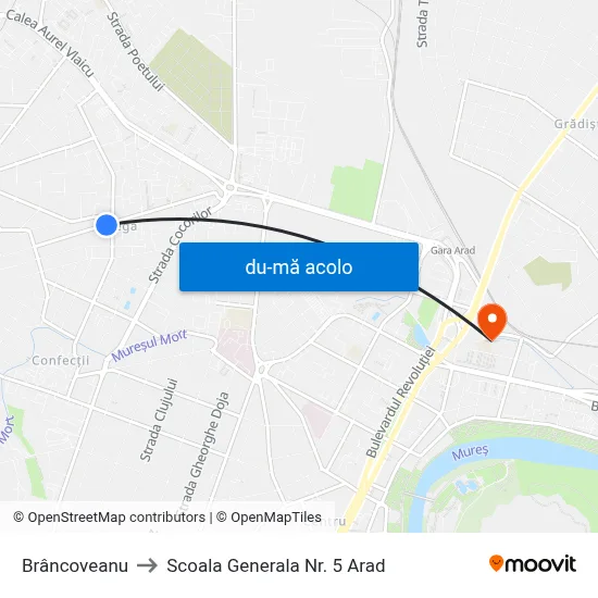 Harta de Brâncoveanu către Scoala Generala Nr. 5 Arad