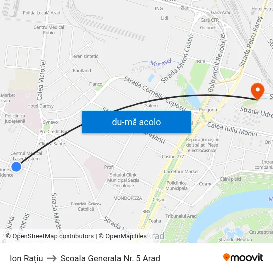 Harta de Ion Rațiu către Scoala Generala Nr. 5 Arad