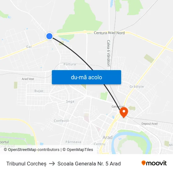 Harta de Tribunul Corcheș către Scoala Generala Nr. 5 Arad