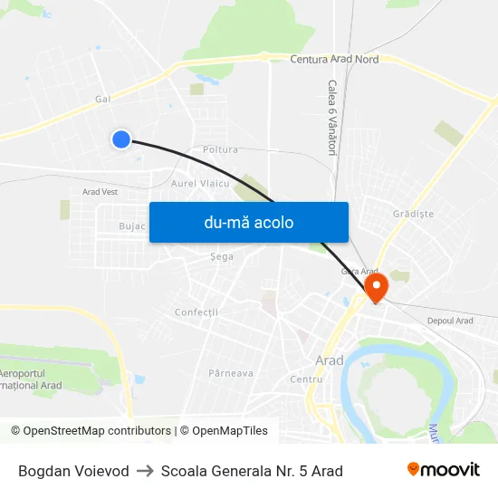 Harta de Bogdan Voievod către Scoala Generala Nr. 5 Arad