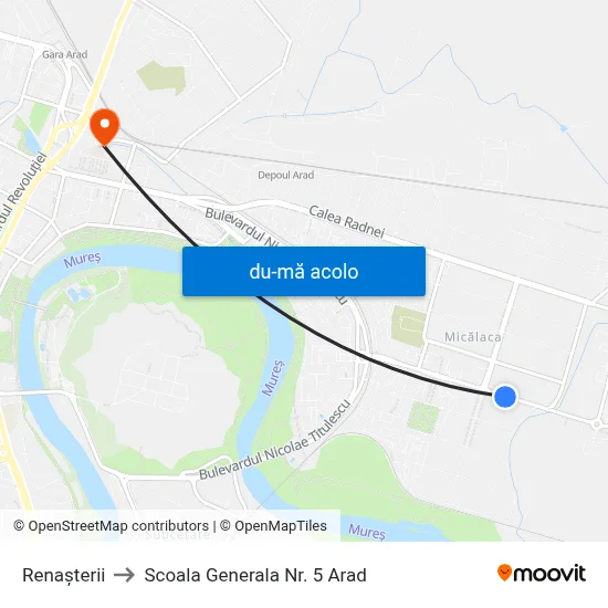 Harta de Renașterii către Scoala Generala Nr. 5 Arad