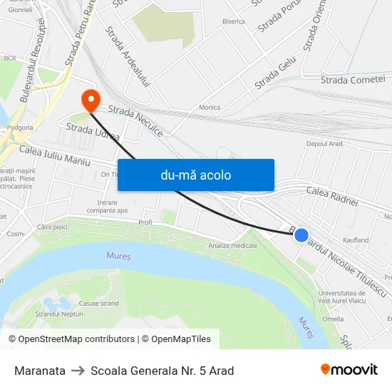 Harta de Maranata către Scoala Generala Nr. 5 Arad