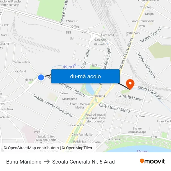 Harta de Banu Mărăcine către Scoala Generala Nr. 5 Arad