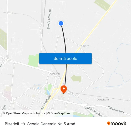 Harta de Bisericii către Scoala Generala Nr. 5 Arad