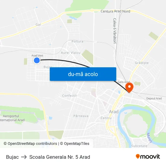 Harta de Bujac către Scoala Generala Nr. 5 Arad