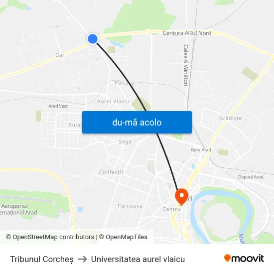 Harta de Tribunul Corcheș către Universitatea aurel vlaicu