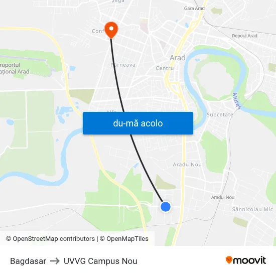 Harta de Bagdasar către UVVG Campus Nou