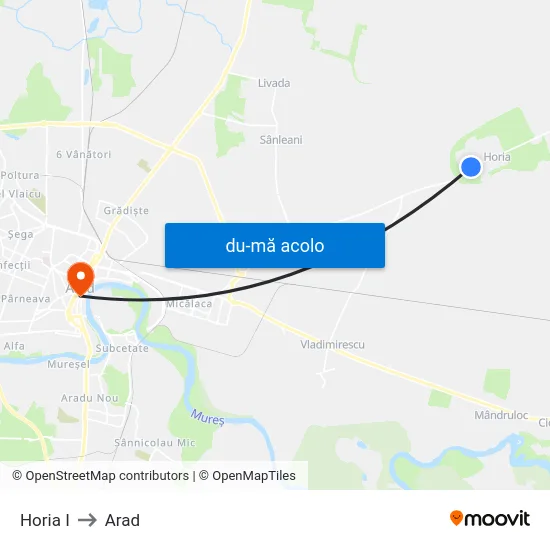 Harta de Horia I către Arad