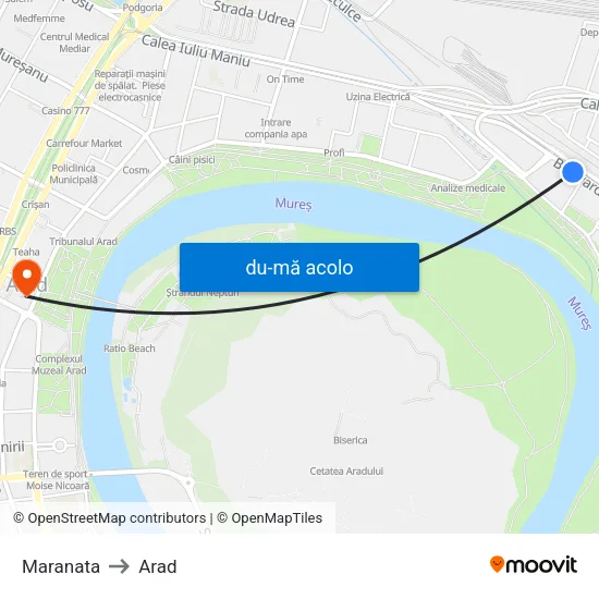 Harta de Maranata către Arad