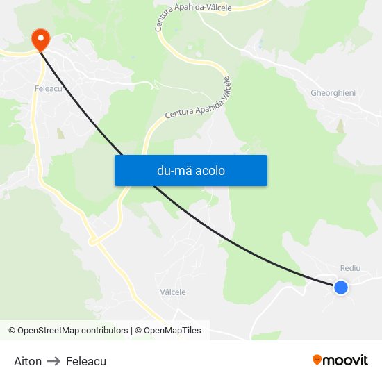 Harta de Aiton către Feleacu