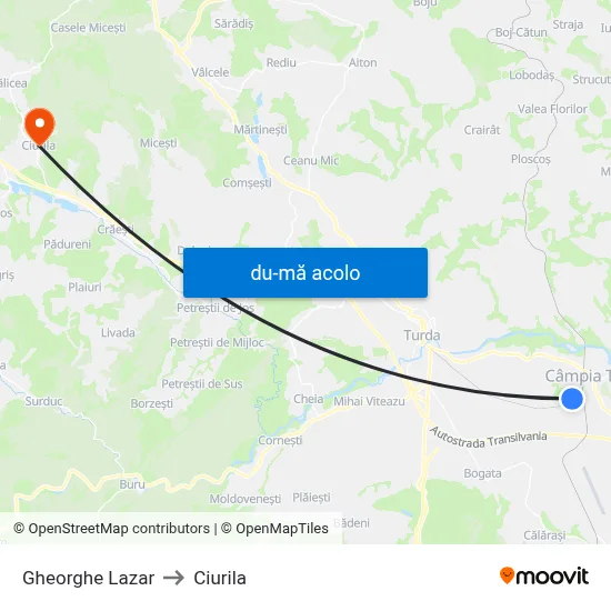 Harta de Gheorghe Lazar către Ciurila