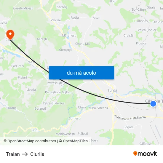 Harta de Traian către Ciurila