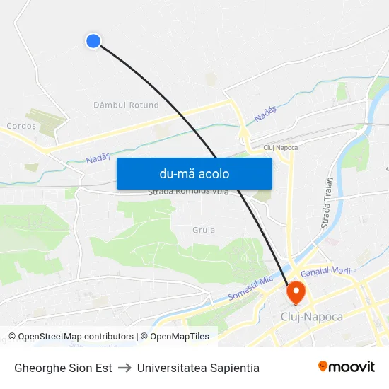 Harta de Gheorghe Sion Est către Universitatea Sapientia