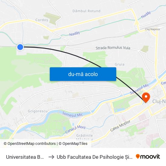 Harta de Universitatea Bogdan Vodă către Ubb Facultatea De Psihologie Și Științe Ale Educației