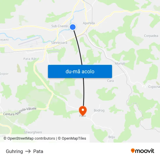 Harta de Guhring către Pata