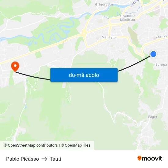 Harta de Pablo Picasso către Tauti