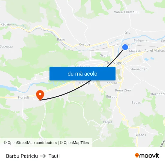 Harta de Barbu Patriciu către Tauti