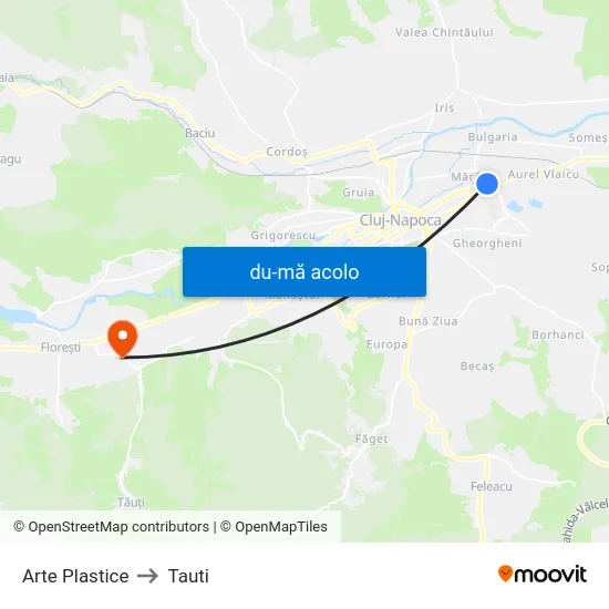 Harta de Arte Plastice către Tauti