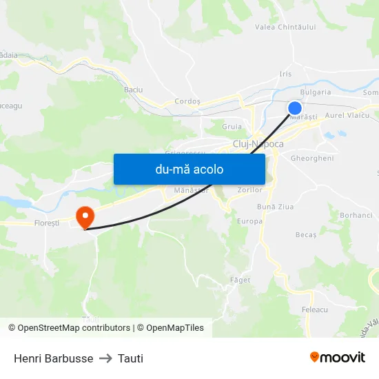 Harta de Henri Barbusse către Tauti