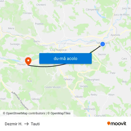 Harta de Dezmir H. către Tauti