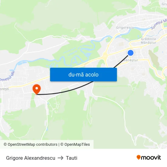 Harta de Grigore Alexandrescu către Tauti