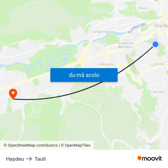 Harta de Hașdeu către Tauti