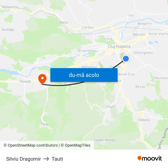 Harta de Silviu Dragomir către Tauti