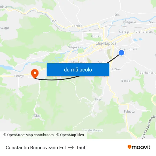 Harta de Constantin Brâncoveanu Est către Tauti