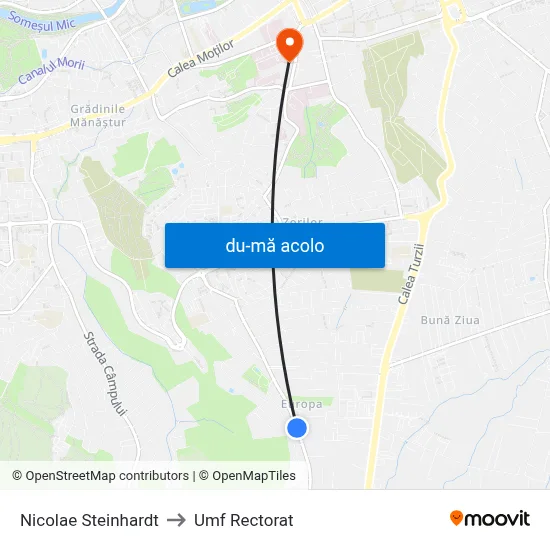 Harta de Nicolae Steinhardt către Umf Rectorat