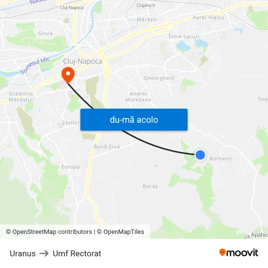 Harta de Uranus către Umf Rectorat