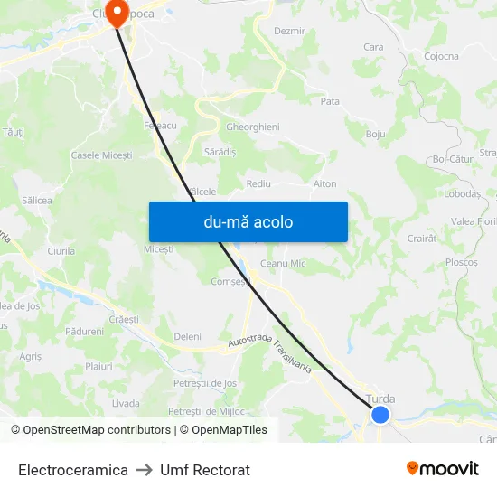 Harta de Electroceramica către Umf Rectorat