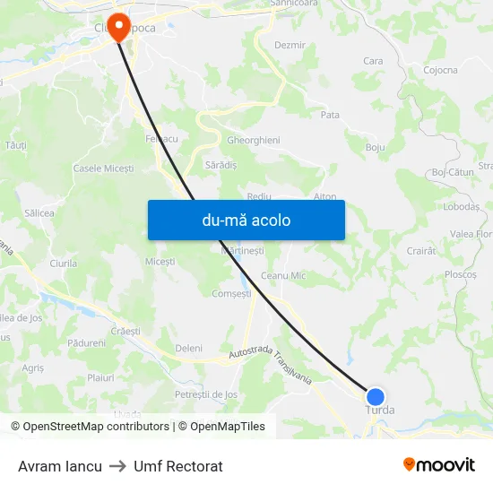 Harta de Avram Iancu către Umf Rectorat