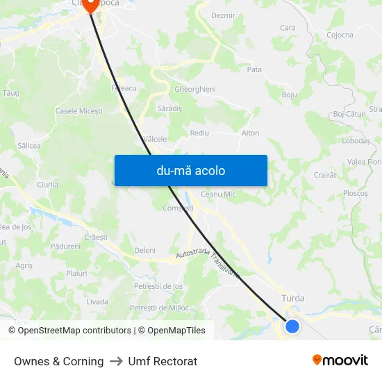 Harta de Ownes & Corning către Umf Rectorat