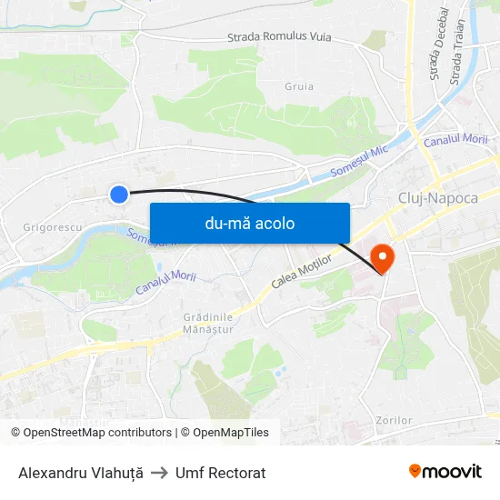 Harta de Alexandru Vlahuță către Umf Rectorat